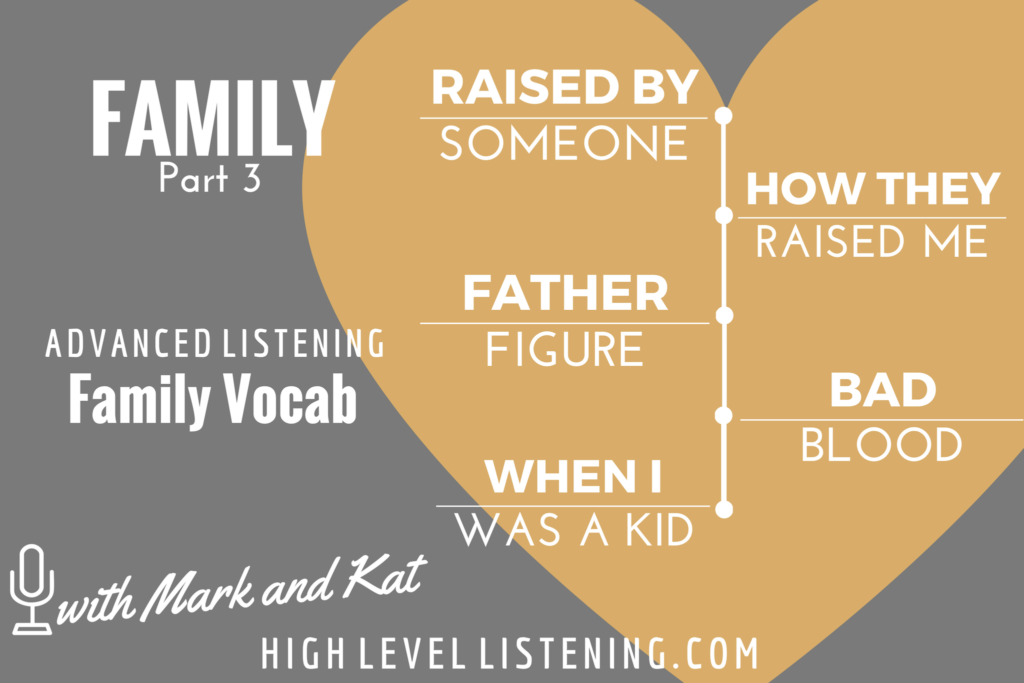 Advanced ESL listening Practice for Adults Family Vocabulary 3