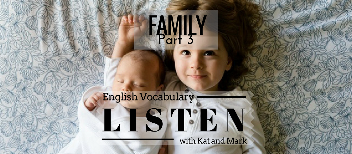 English Listening Practice Family Vocabulary 3