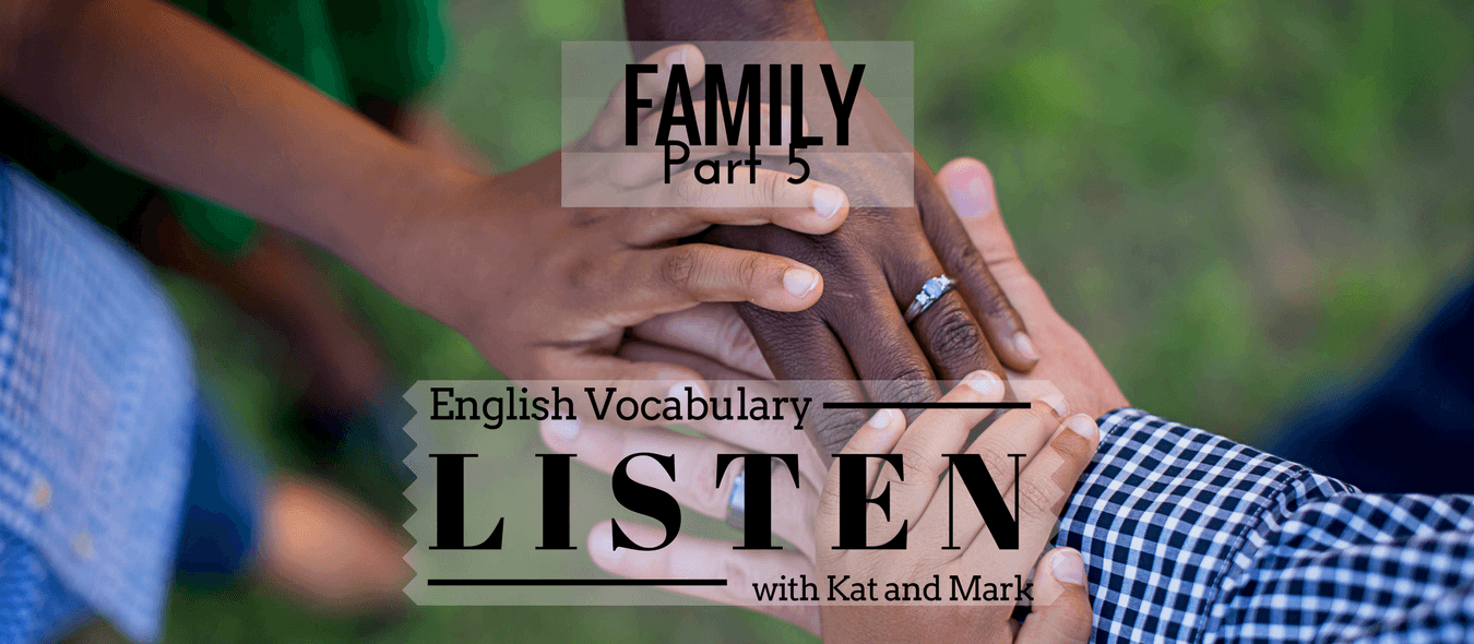English Listening Practice Family Vocabulary 5