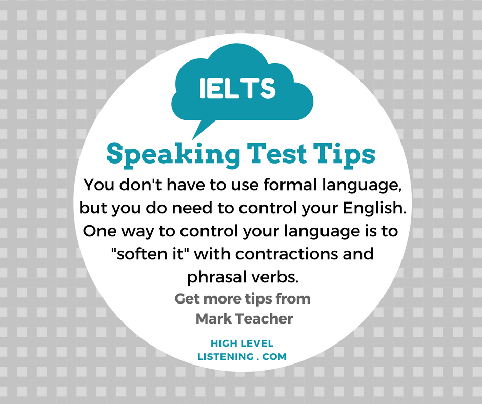 IELTS Speaking Test Tips