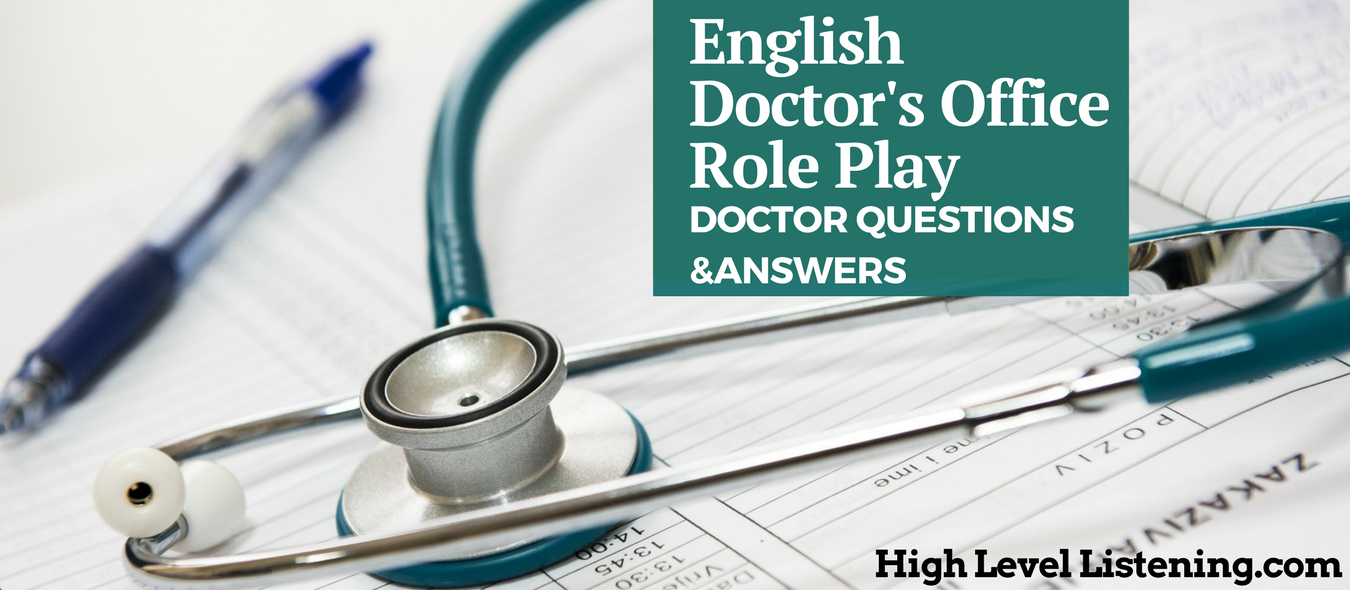 Doctor's Office Role Play Doctor's Questions in English for English Learners 4